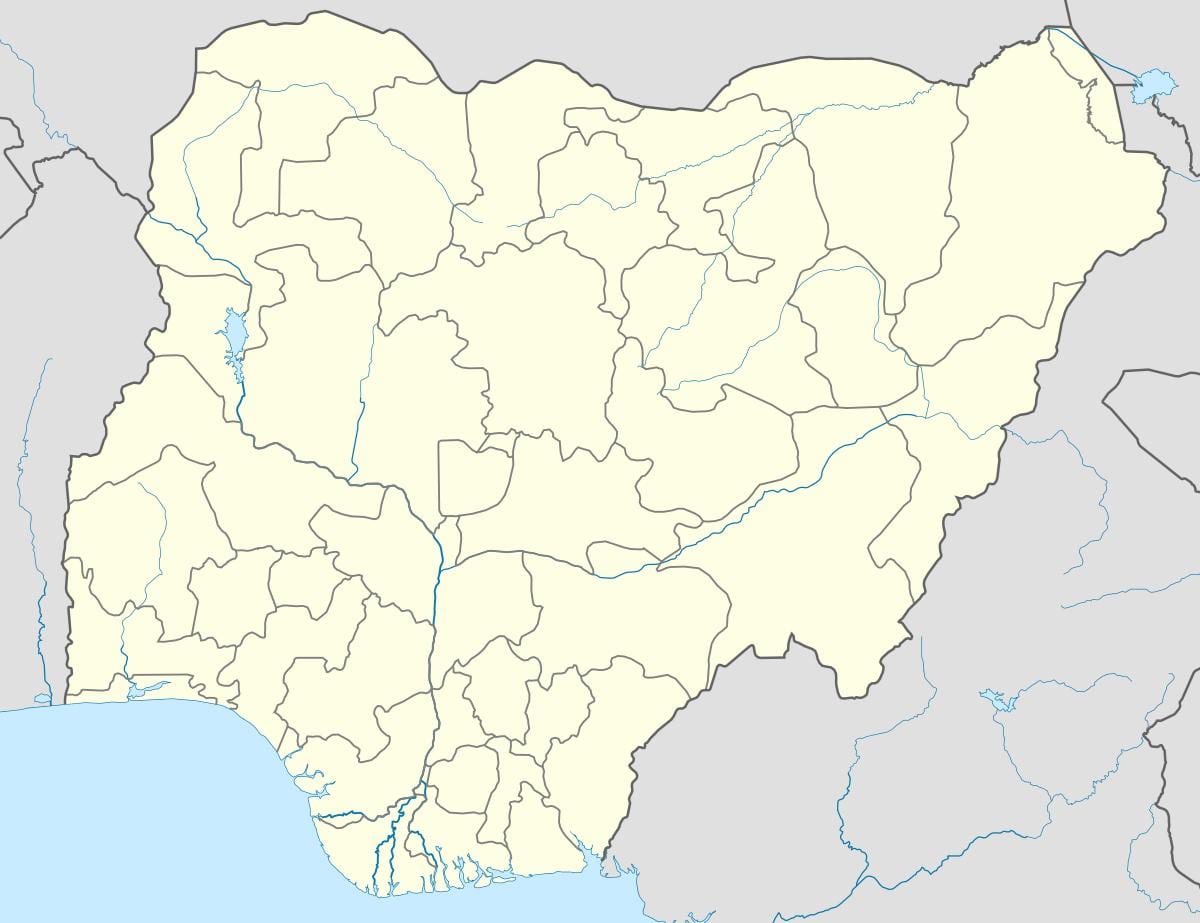Mapa desertifikaci v nigérii