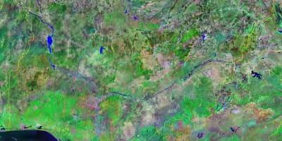 Mapa nigérie hory