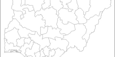 Slepá mapa nigérie